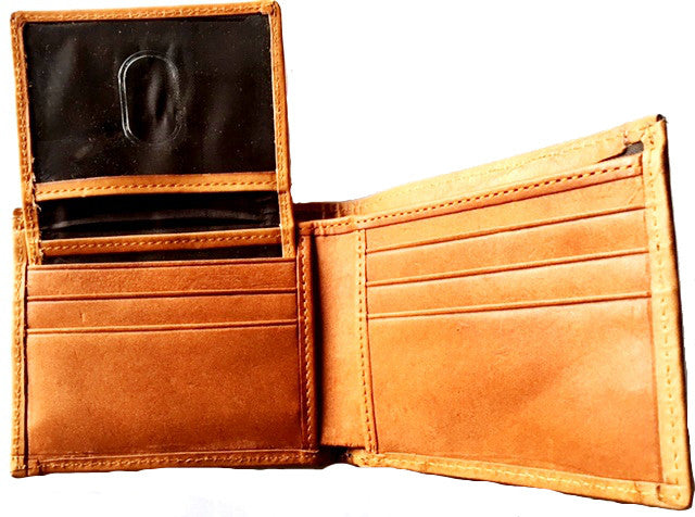 Twisted-X Western Tan Floral Tooled Bi-Fold Wallet